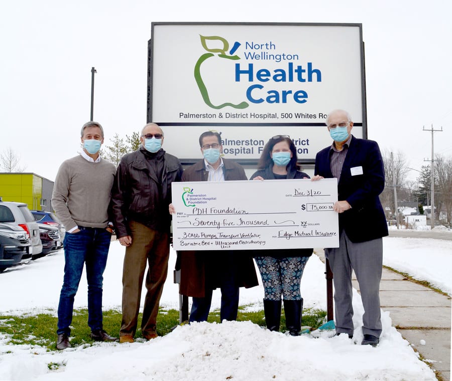 Edge makes $75,000 donations to two local hospital foundations
