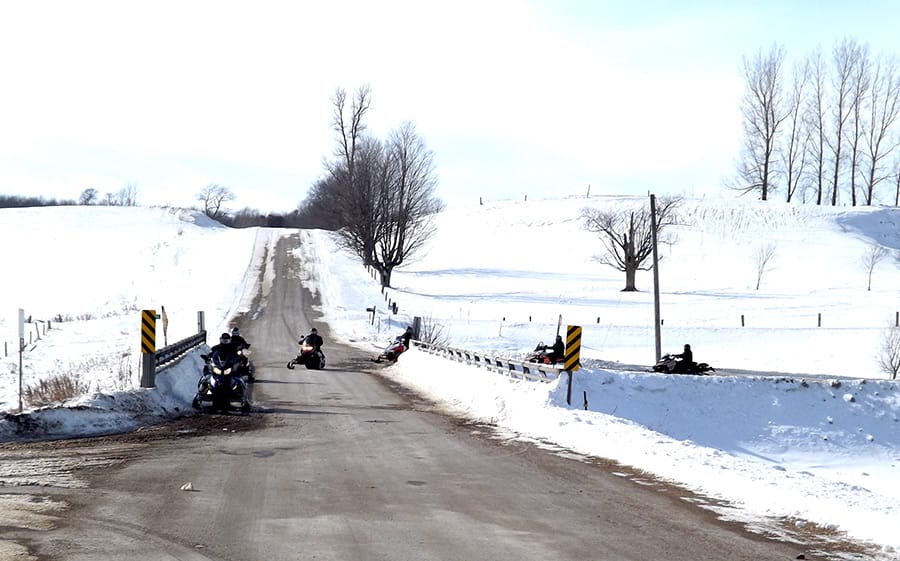 Snowmobile trails busy after recent snowfalls