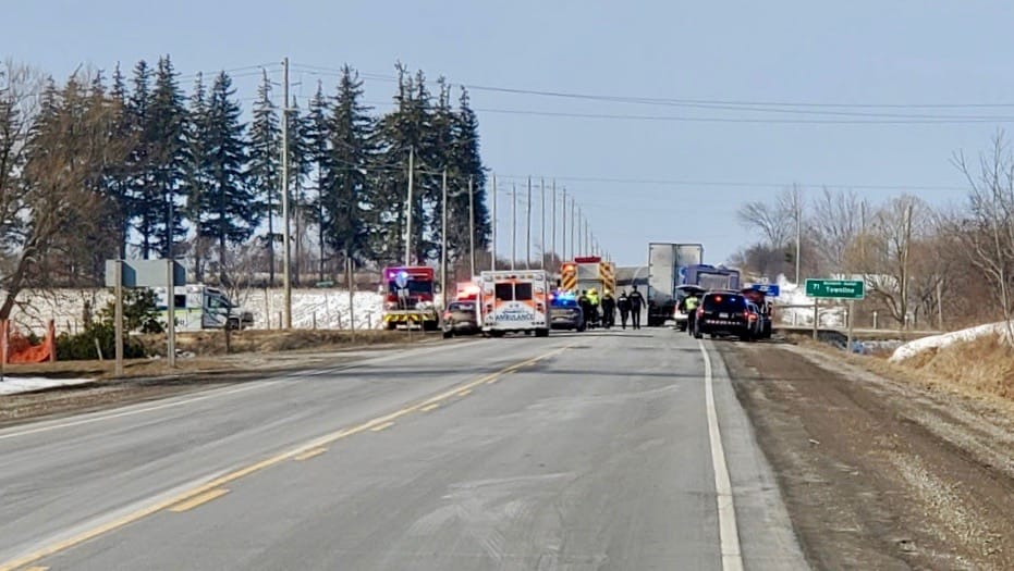 Guelph man dead following serious crash on Highway 7