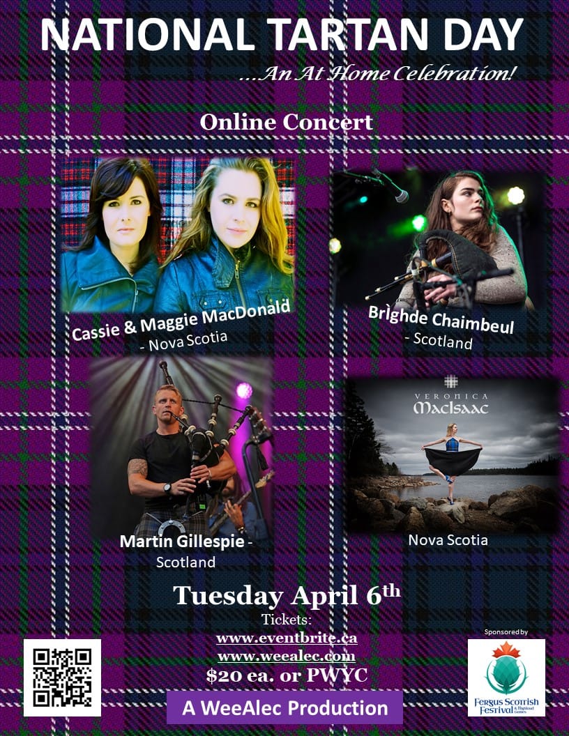 Online Tartan Day concert set for April 6