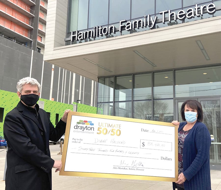 Drayton Entertainment theatre patron wins jackpot of $83,470