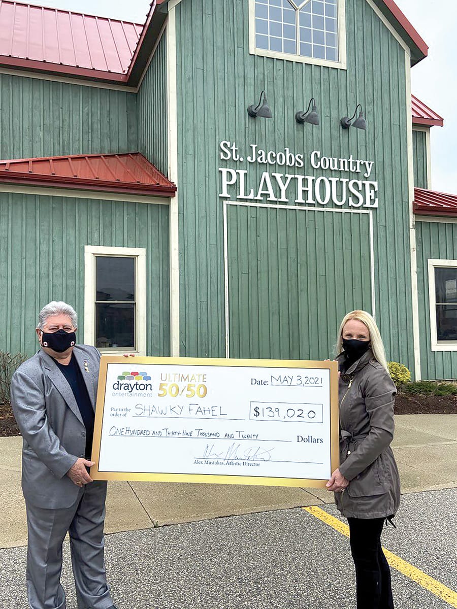 Waterloo man wins $139, 020 in Drayton Entertainment's April online Ultimate 50/50 raffle