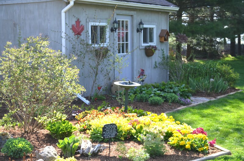 Trinkets and trash? No, it’s art in my garden