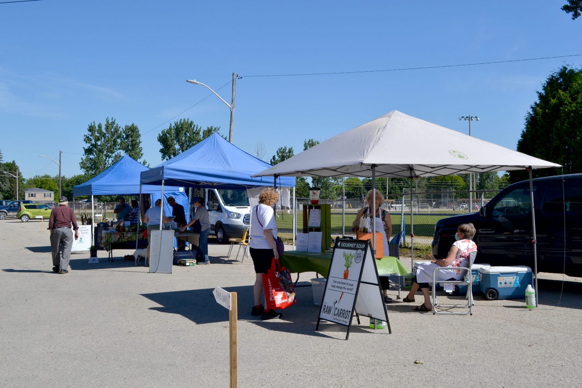 The Wellington North Farmer’s Market kicked off the 2021 season at the Victory Community Centre