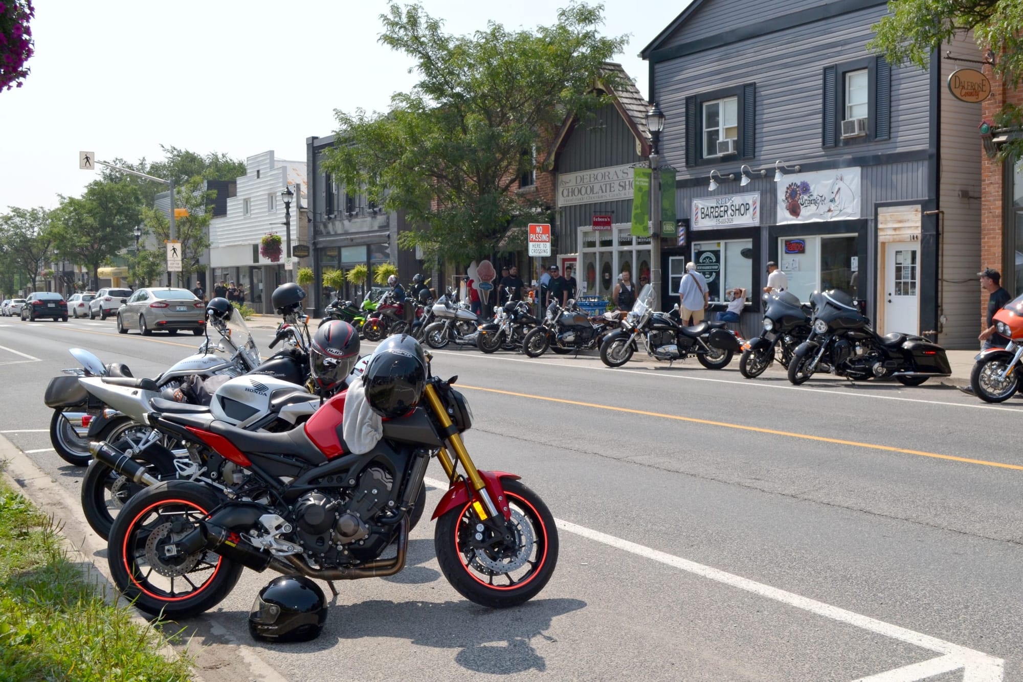 Erin’s Organic Art Tattoo hosted its first annual motorcycle show in support of Sick Kids