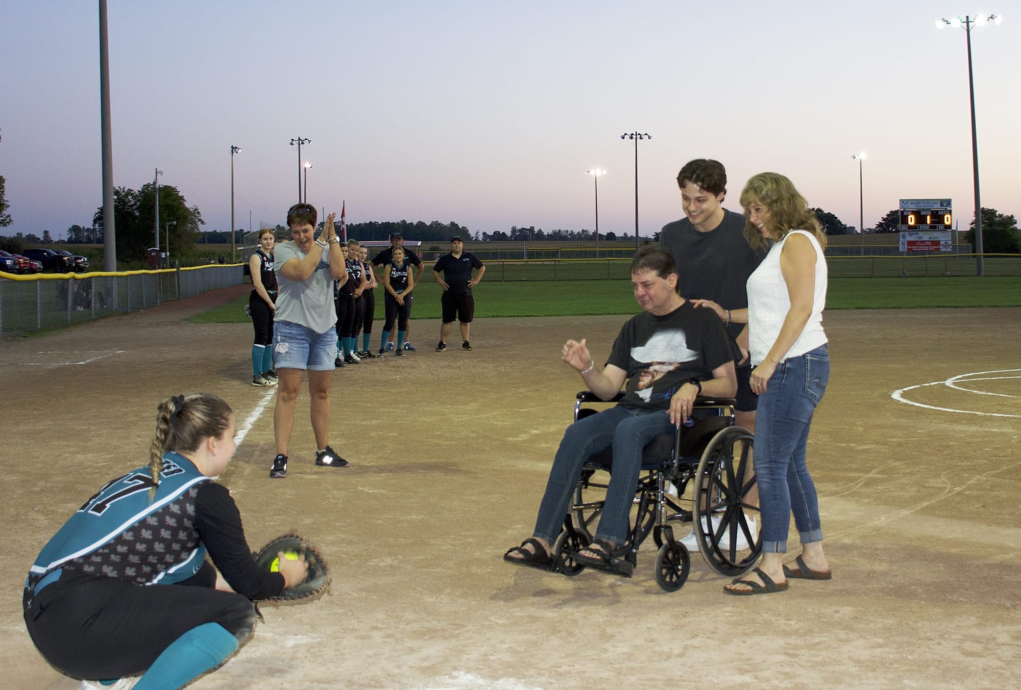 Palmerston Marlins dedicate U19 softball game to Dean Fischer