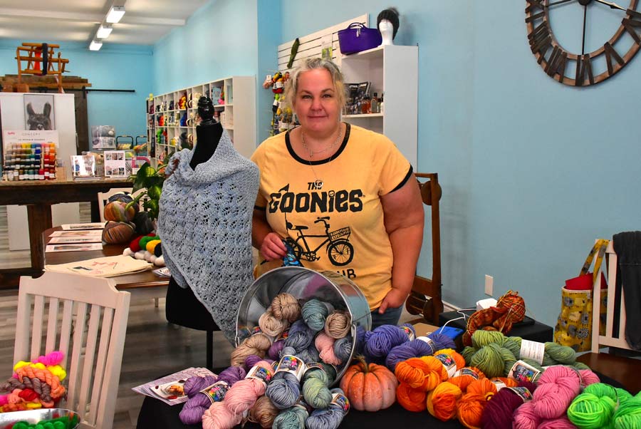 Trunk show displayed hand-made goods in Fergus