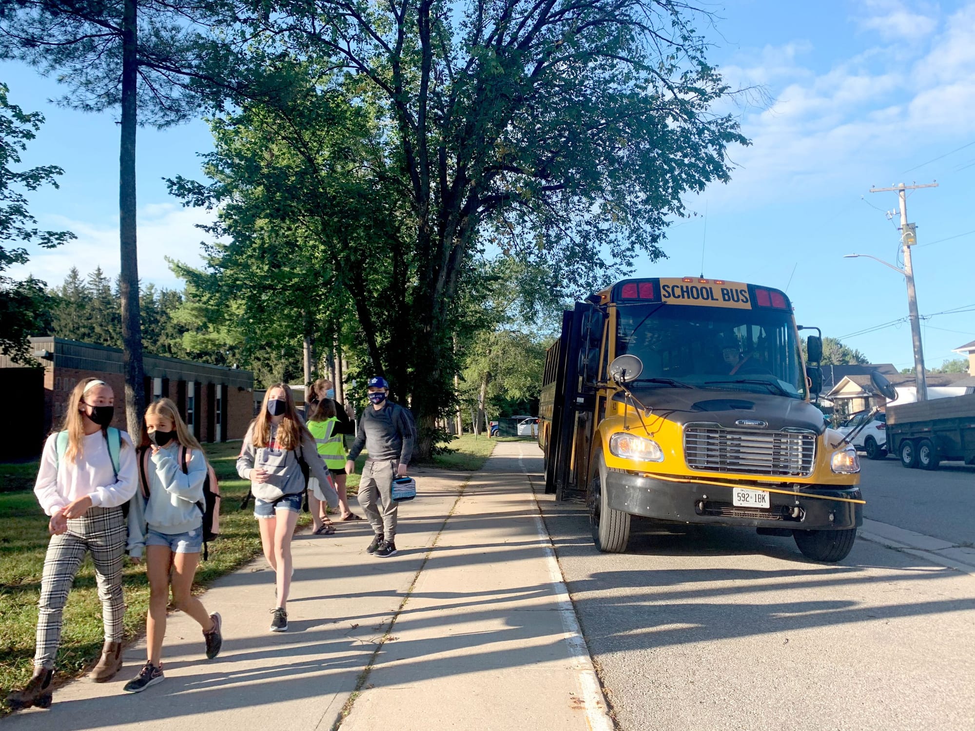Back to class at Rockwood Centennial Public School