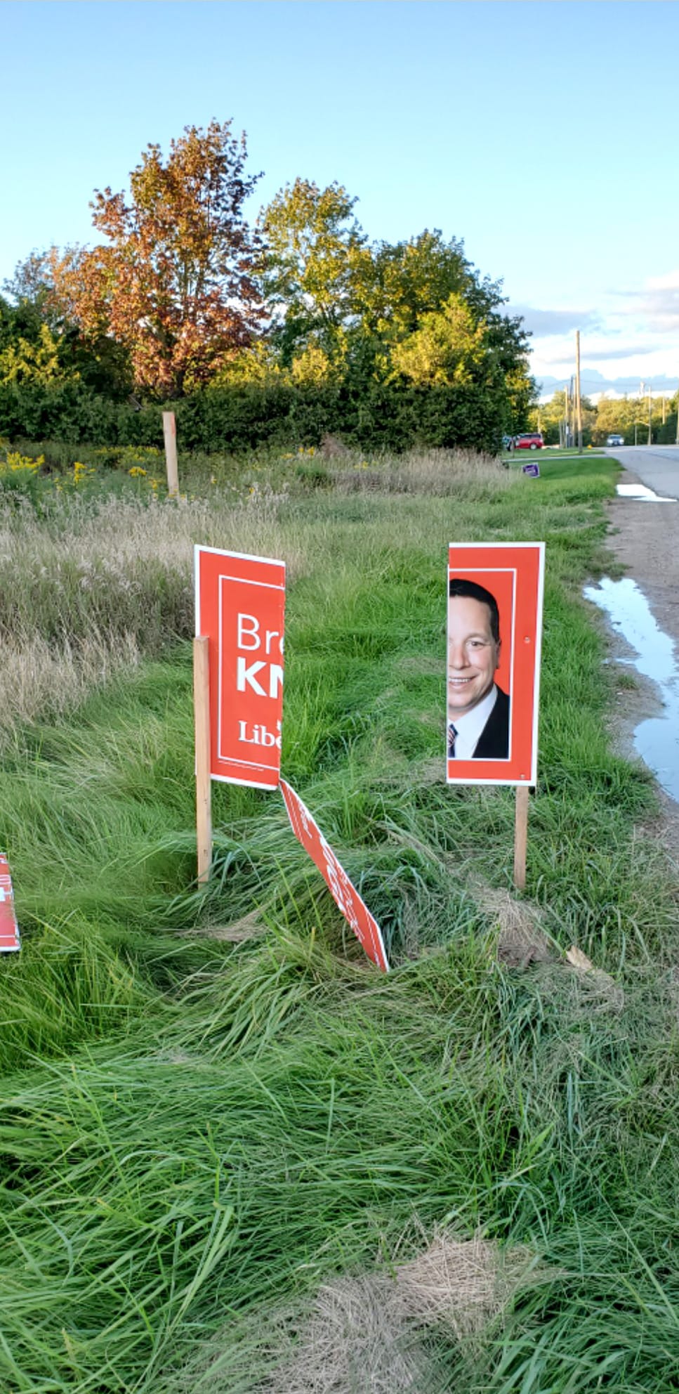 Perth-Wellington Liberal candidate reports campaign sign damage