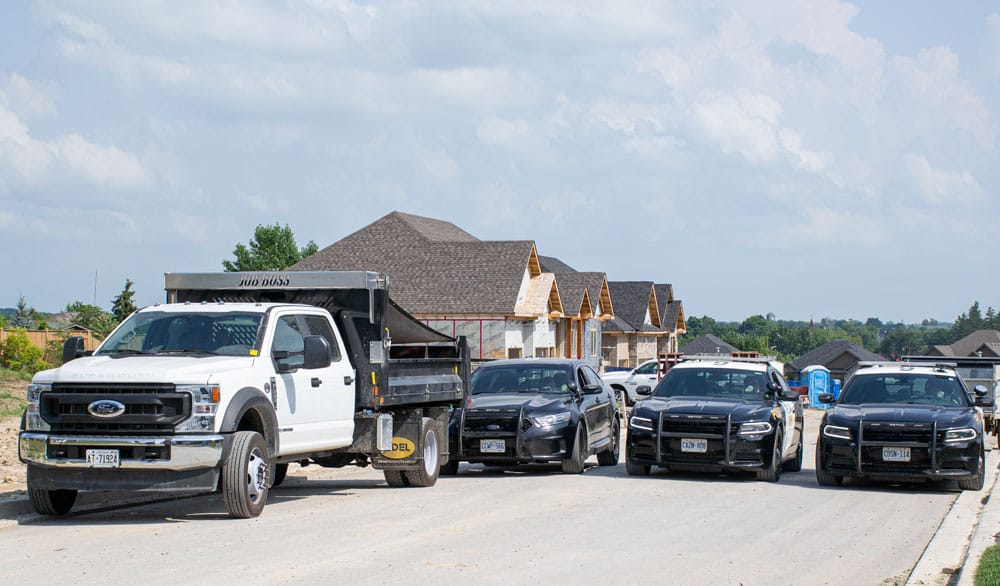 Stolen truck leads Wellington OPP to Drayton