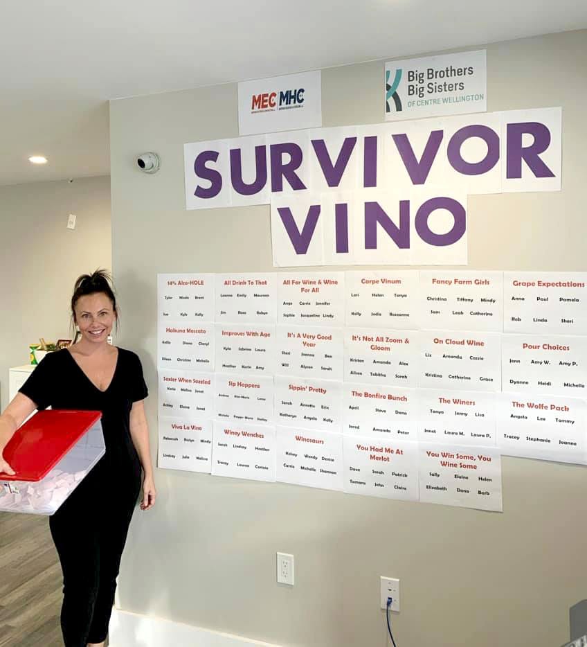 Survivor Vino fundraiser supports Big Brothers Big Sisters of Centre Wellington