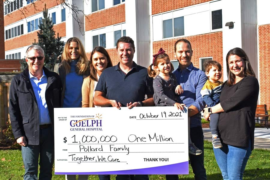 Pollard family donates $1 million to Guelph General Hospital