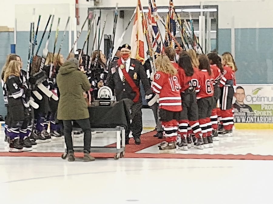 Grand River Mustang's Remembrance Day Classic honoured veterans