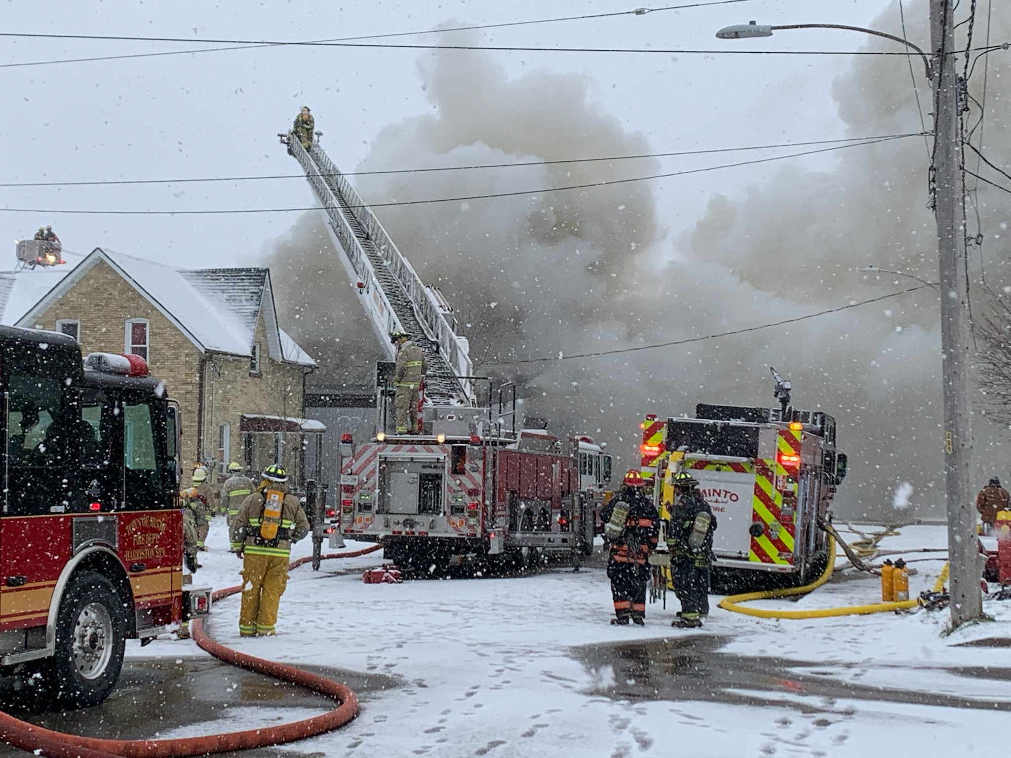 Residents evacuated near scene of major structure fire in Palmerston