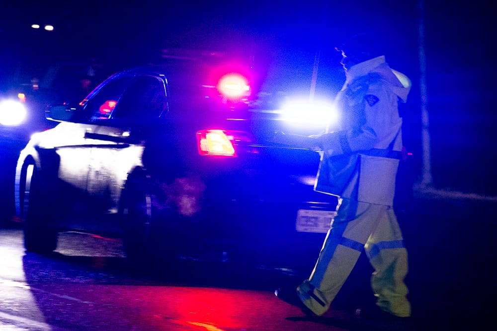 Three people injured in single vehicle collision