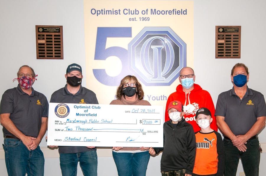 Moorefield Optimists assist school, foodbank