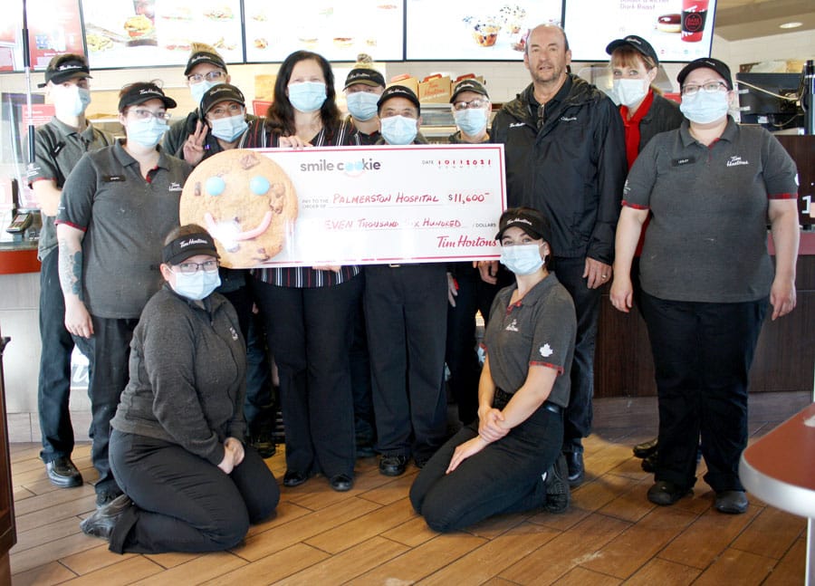 Palmerston Tim Horton's Smile Cookie campaign a success for local hospital