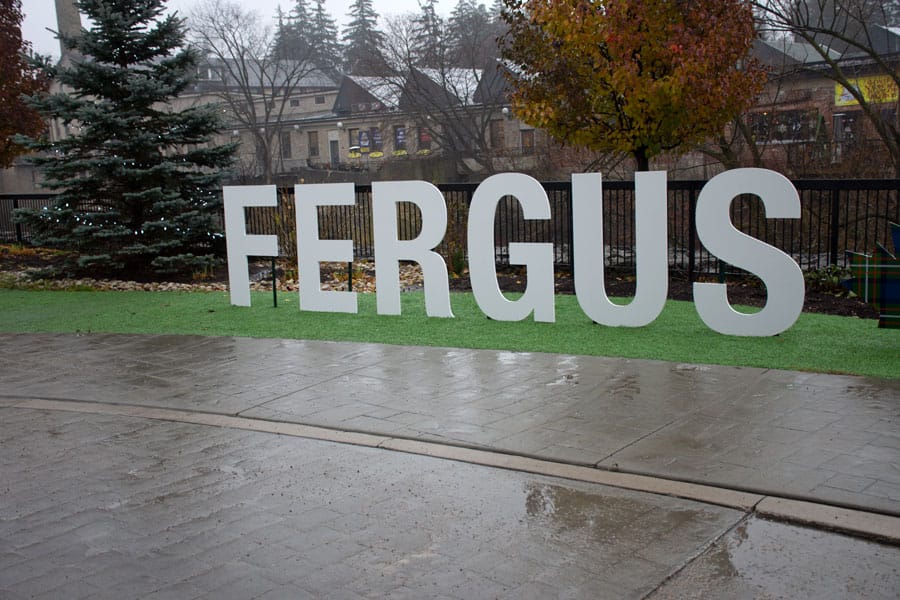 Fergus sign becomes popular backdrop
