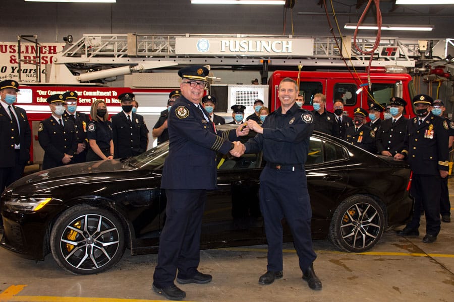 Electric vehicle donated to Puslinch Fire Department for training