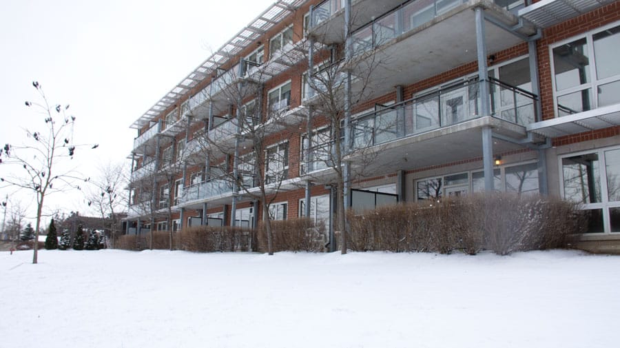 Two people, dog taken to hospital after fire in Fergus apartment building