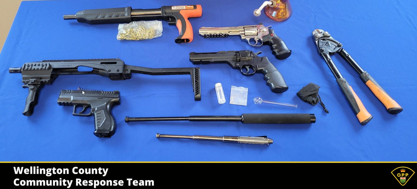Weapon, drug charges laid after police locate truck suspected to be stolen
