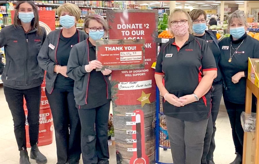 Mount Forest Foodland exceeds fundraising goal for local food bank