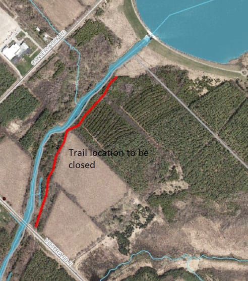 Public trails at Guelph Lake closed for construction