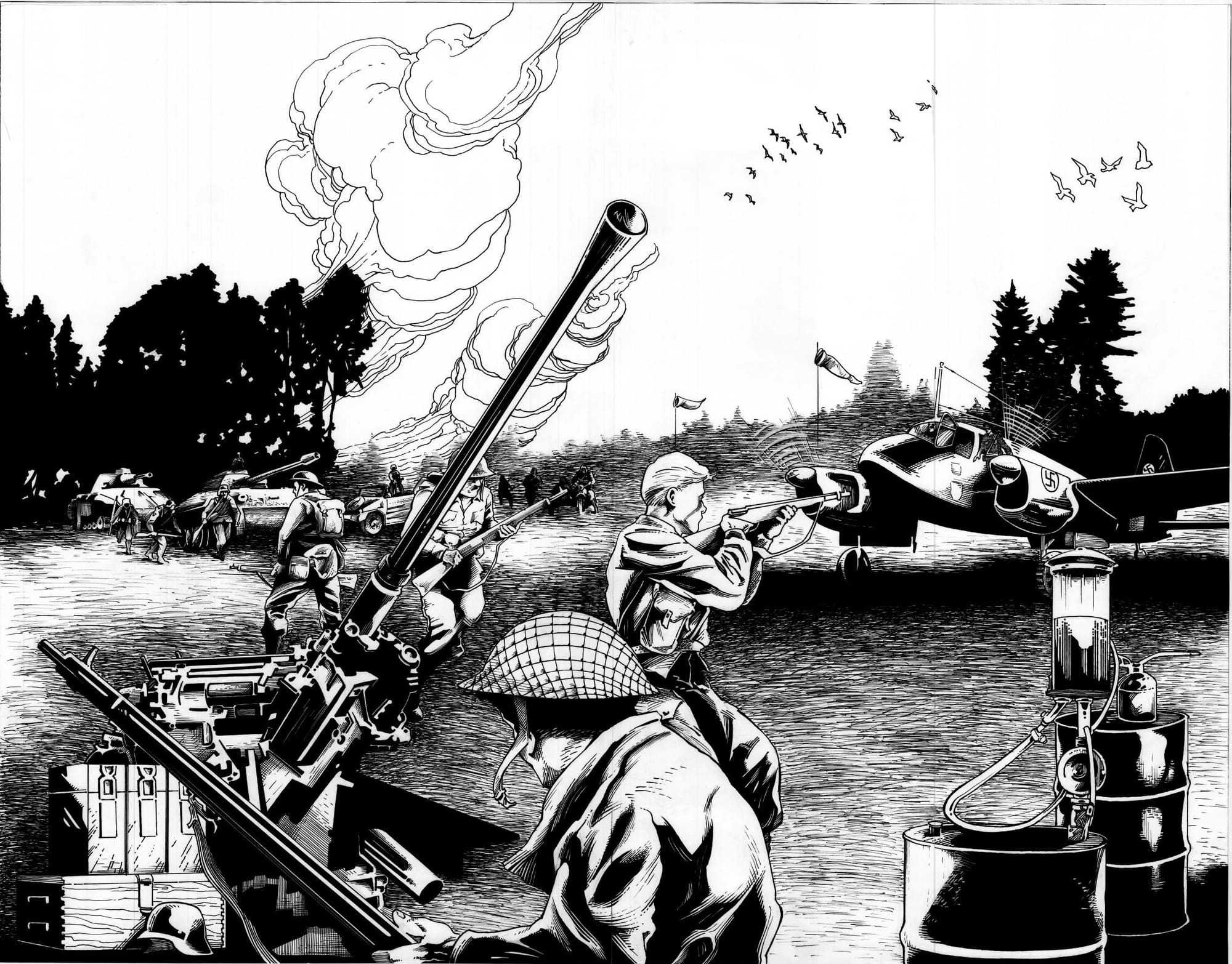 Mount Forest resident and London-based writer collaborate on WWII-based graphic novel