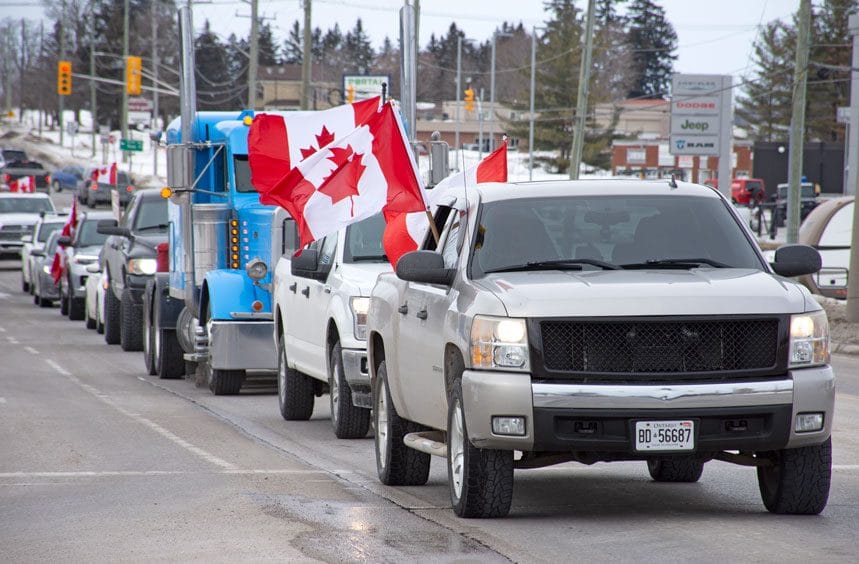 'Freedom Convoy' rolls through Centre Wellington