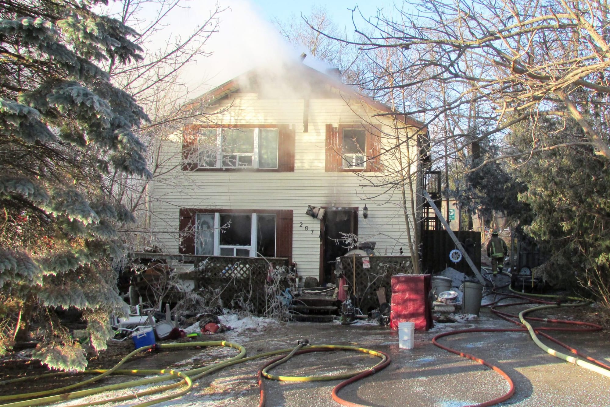 House destroyed by fire in Rockwood