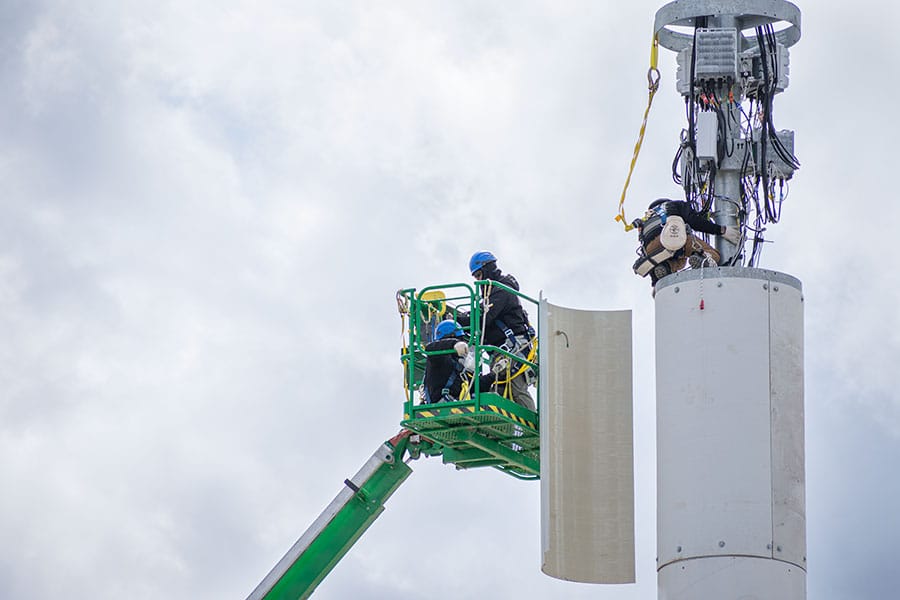 New communications tower erected in Fergus
