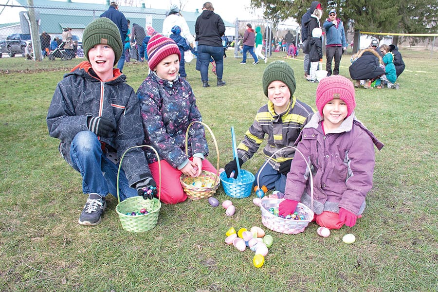 Mapleton Preschool hosted Easter egg hunt