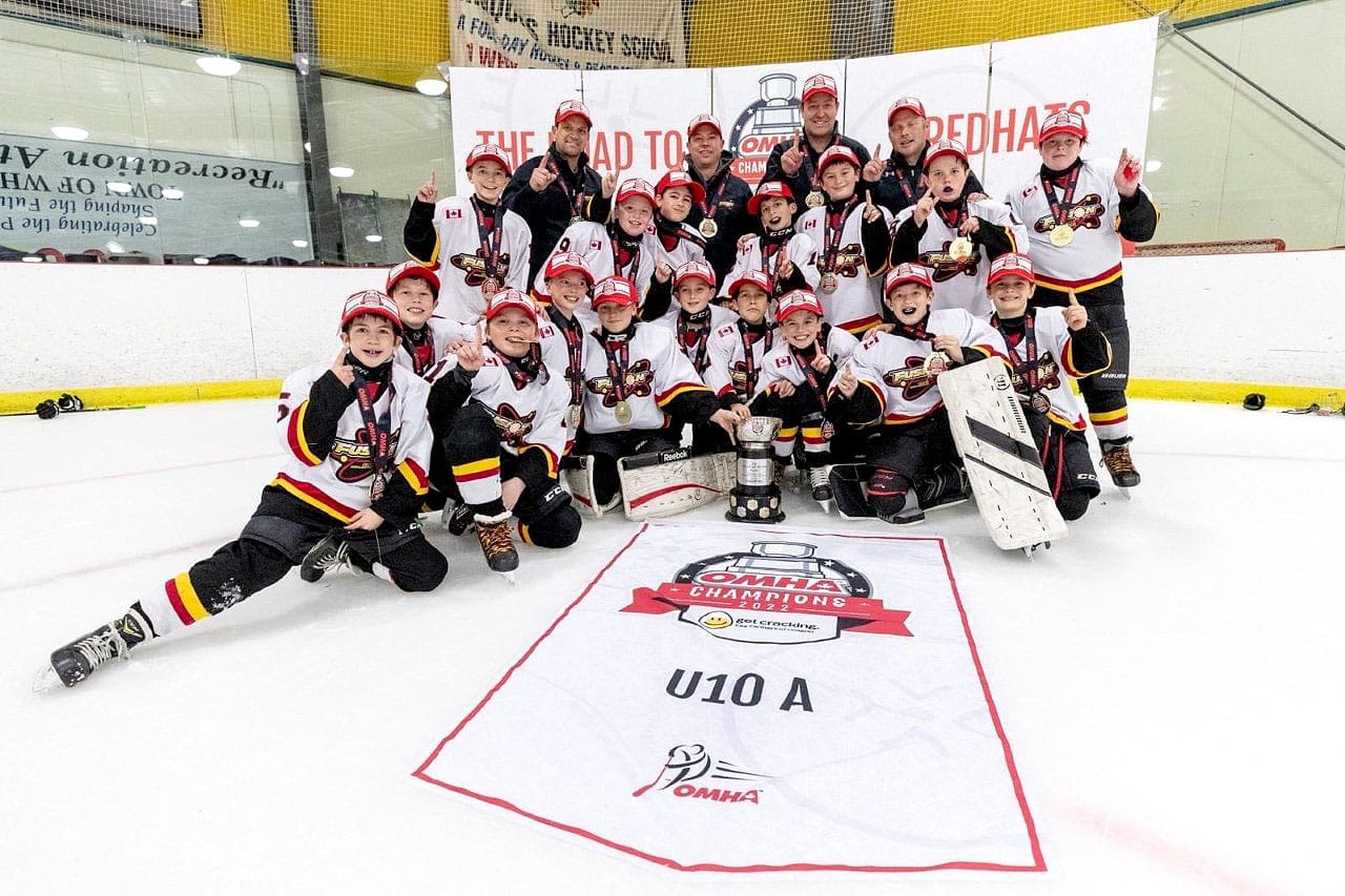 Centre Wellington Fusion U10A team wins OMHA championship