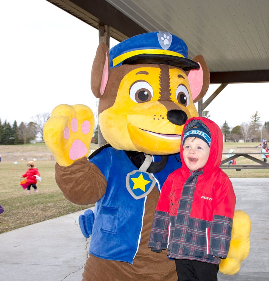Mount Forest Lions Club hosted Easter egg hunt