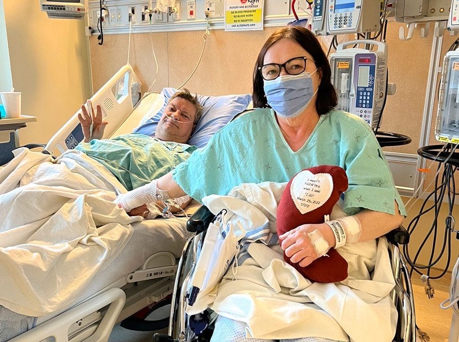 Couple encouraging organ donation after wife donates kidney to husband