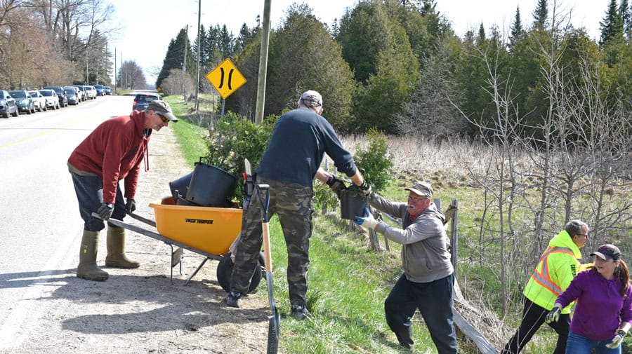 Friends of the Grand River tree planting event supports Carroll Creek area
