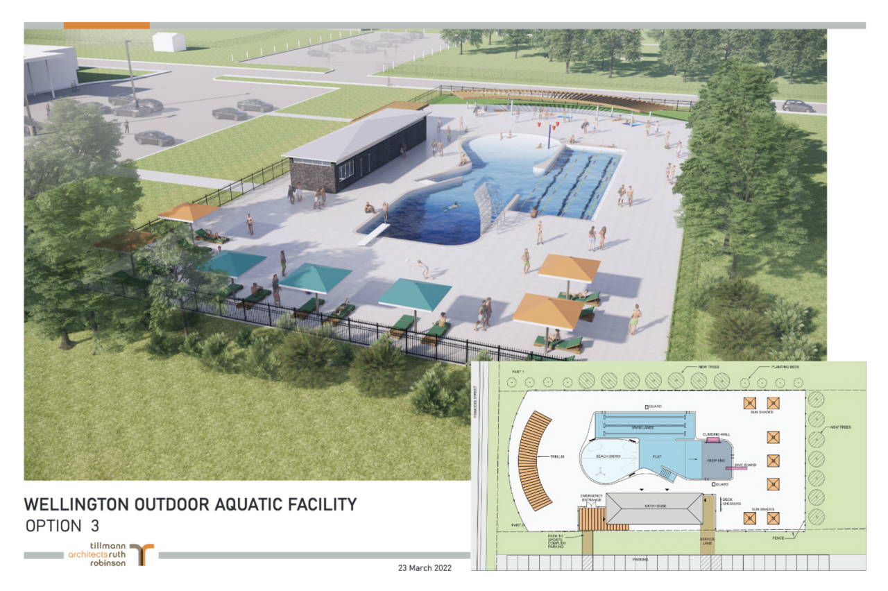 Survey data suggests a hybrid design favoured for Mount Forest pool