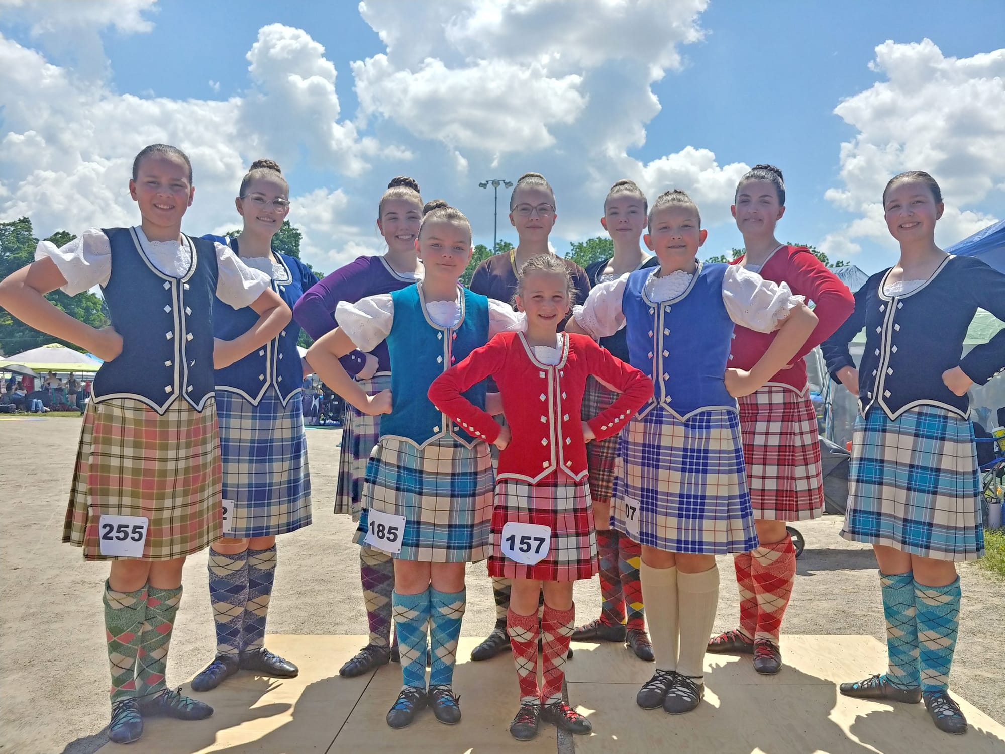 Blue Bonnet Lassies competed at Georgetown Highland Games