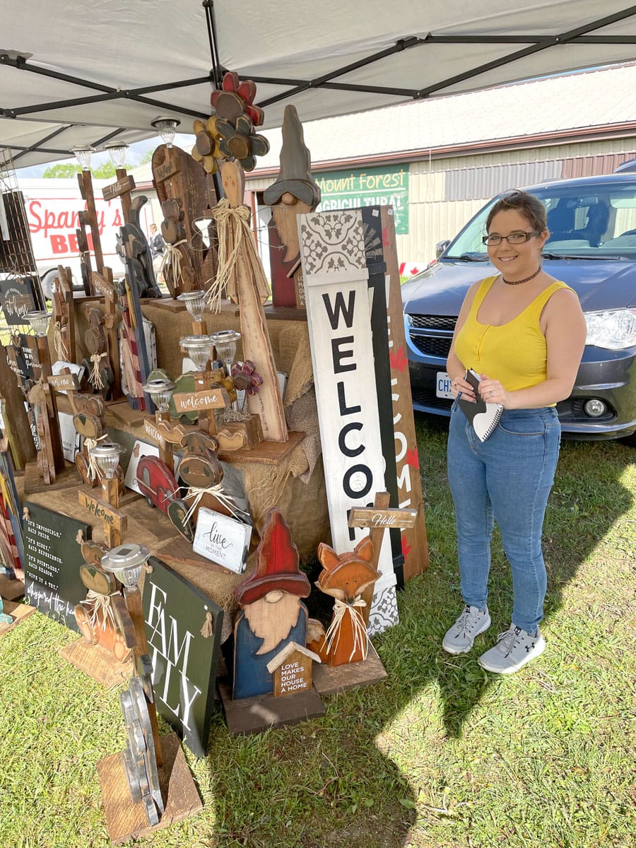 The Mount Forest Agricultural Society hosted craft market at fairgrounds