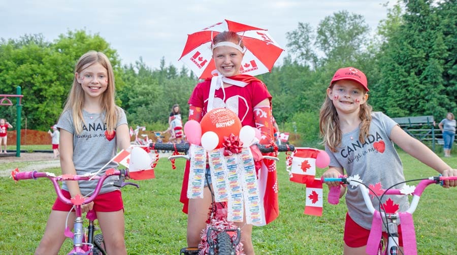 Orton celebrates Canada with chicken and fireworks