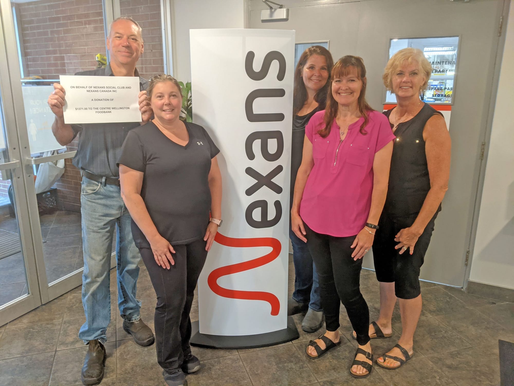 Nexans Fergus hosted staff barbecues in support of CW Food Bank