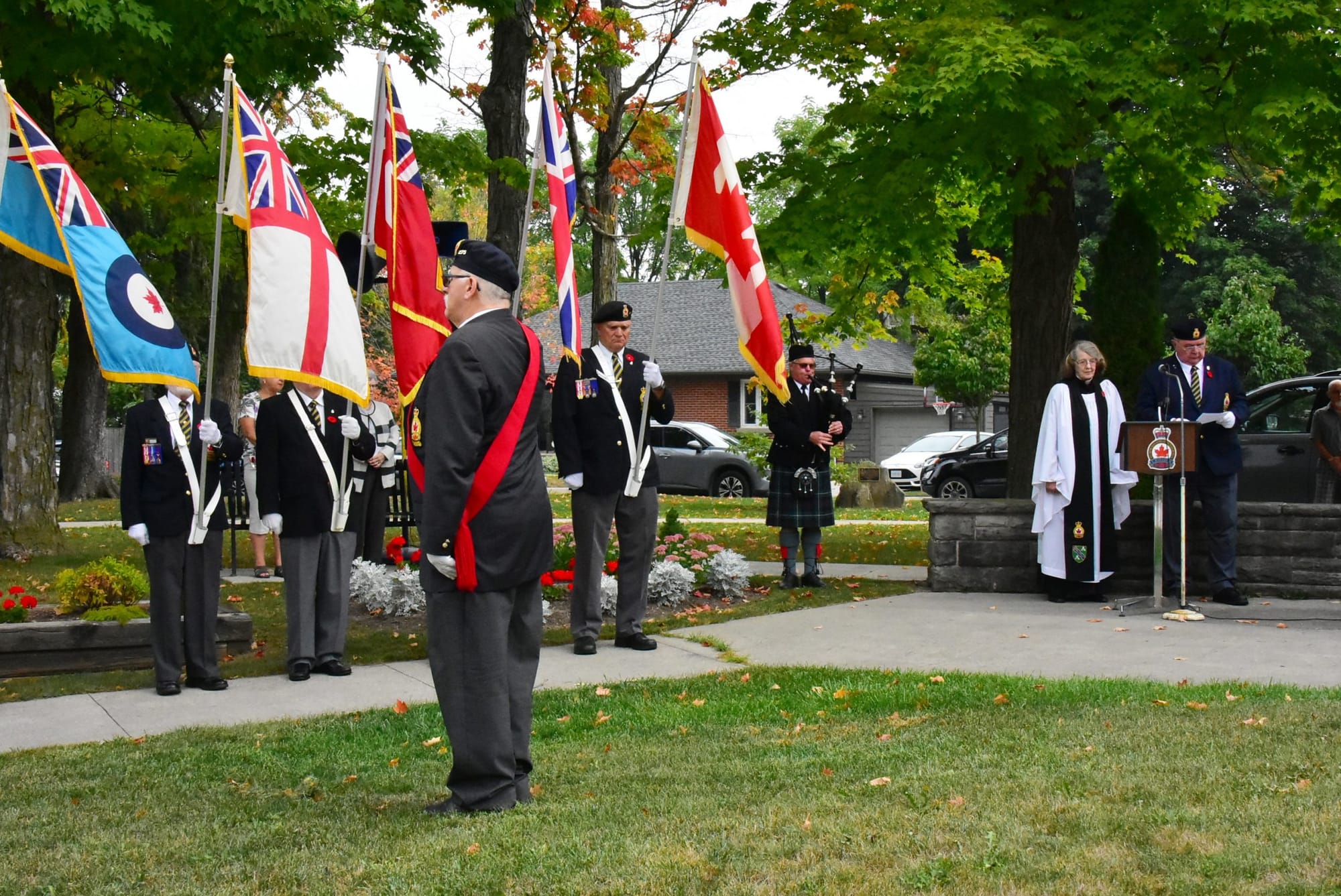 Fergus Legion hosts ceremony in memory of Queen Elizabeth II
