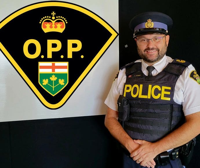 Steve Thomas replaces Paul Richardson as Wellington County OPP commander