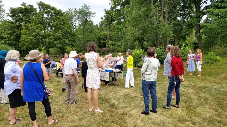 Erin Garden Club held annual barbecue