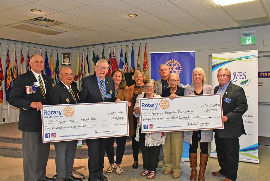Groves Hospital Foundation receives two donations