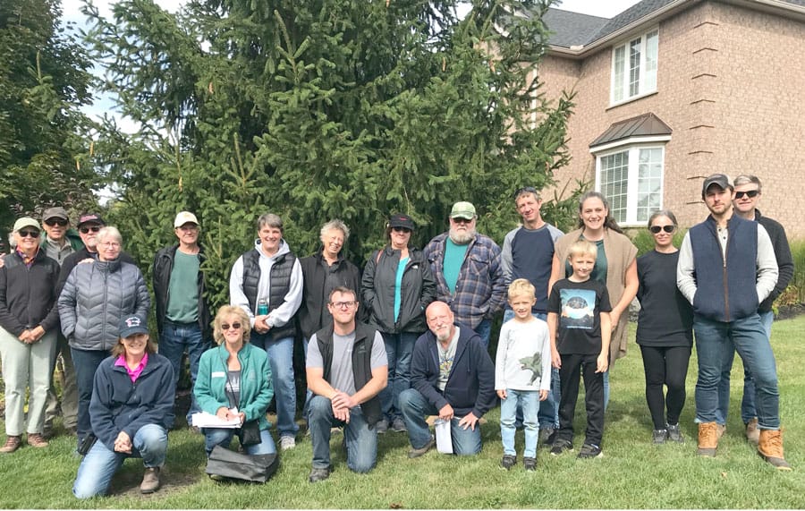 Neighbourwoods group visits Jesuit Centre Old Growth Forest