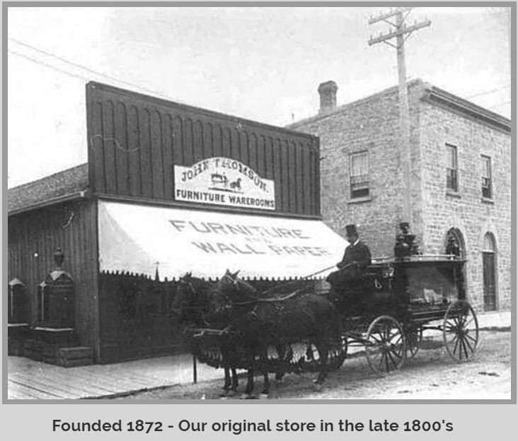 John Thomson & Son Furniture Ltd.  marks 150 years in the heart of downtown Fergus