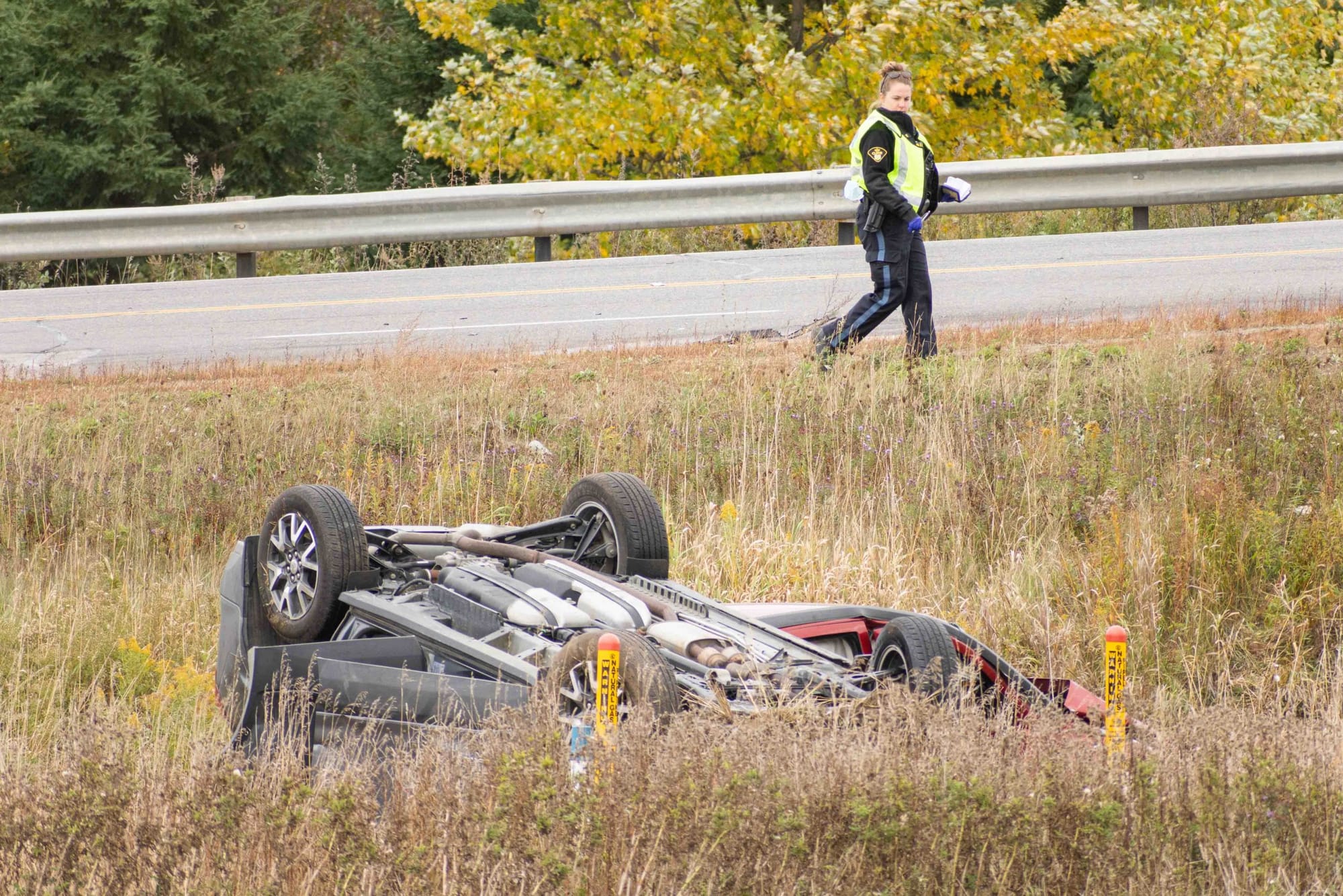 Two people airlifted with life-threatening injuries following two-vehicle collision