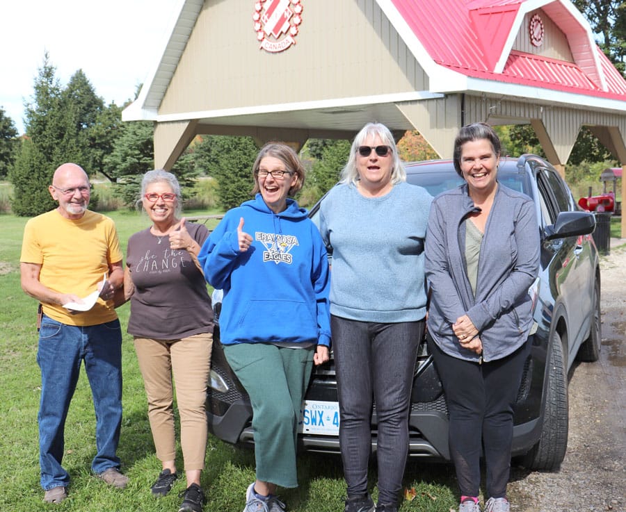 Drayton Harvest Festival car rally toured Mapleton Township