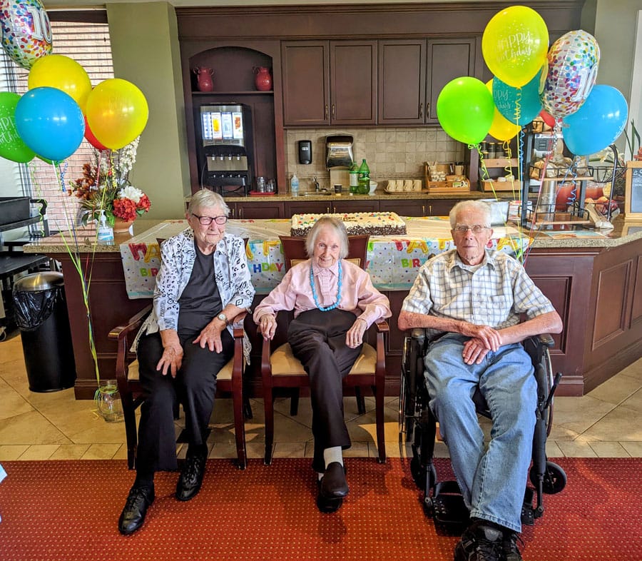 Milestone birthdays celebrated at Heritage River Retirement Residence